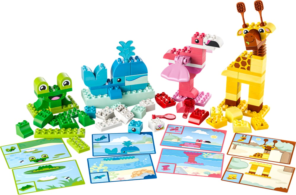 LEGO DUPLO set 10472 Animal Building Game, 94 pieces, LEGO product photograph