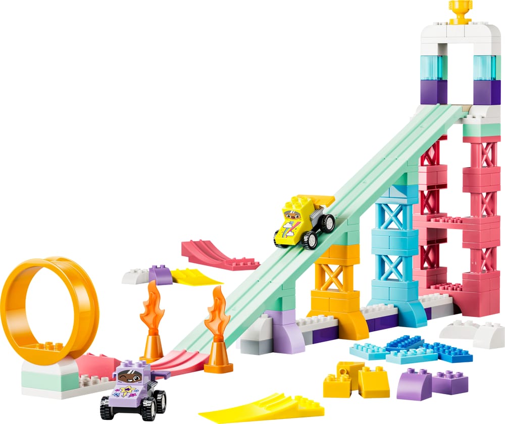 LEGO DUPLO set 10478 3 in 1 Creative Ramps with Vehicles, 111 pieces, LEGO product photograph