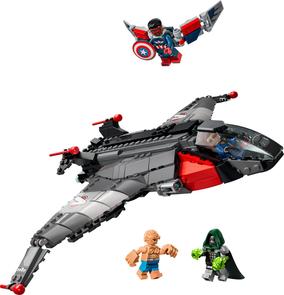 LEGO Marvel set 76347 Avengers: Doomsday Quinjet, 433 pieces, LEGO product photograph