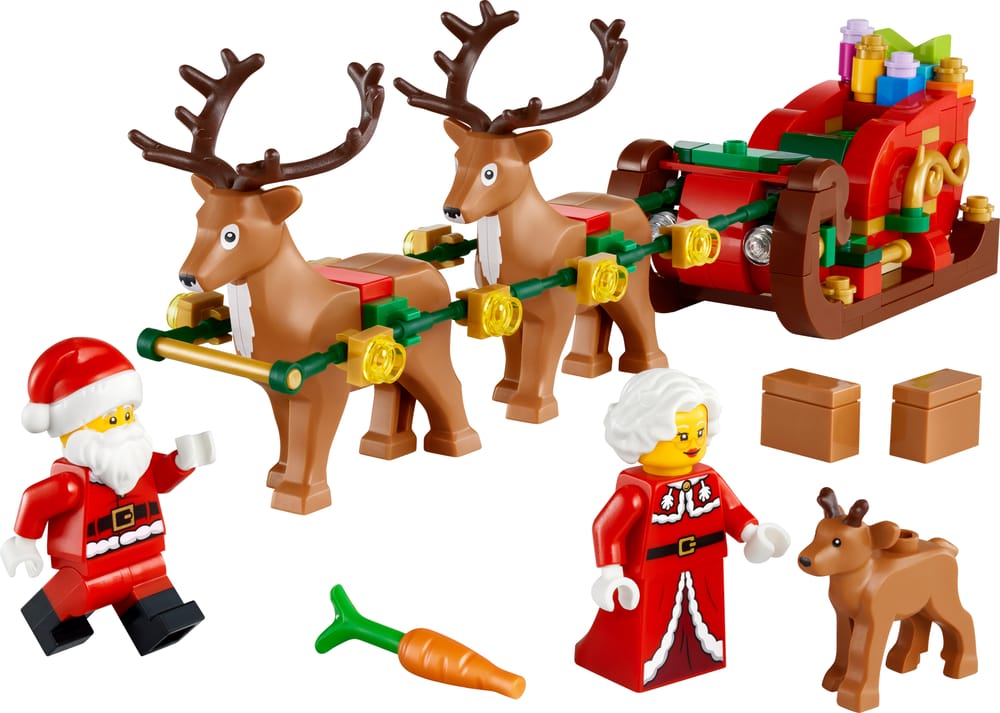 LEGO set 40866 Santa's Holiday Sleigh Adventure, 187 pieces, LEGO product photograph