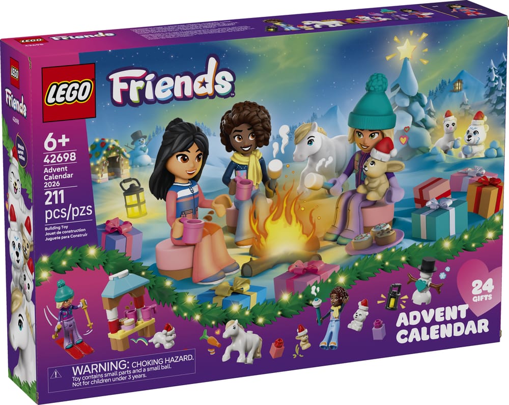 LEGO Friends set 42698 LEGO® Friends Advent Calendar 2026, 211 pieces, LEGO product photograph