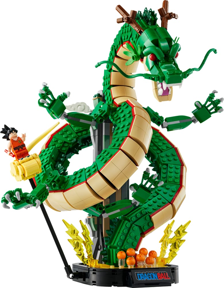 LEGO Icons set 11390 Dragon Ball: Shenron & Goku, 1,764 pieces, LEGO product photograph