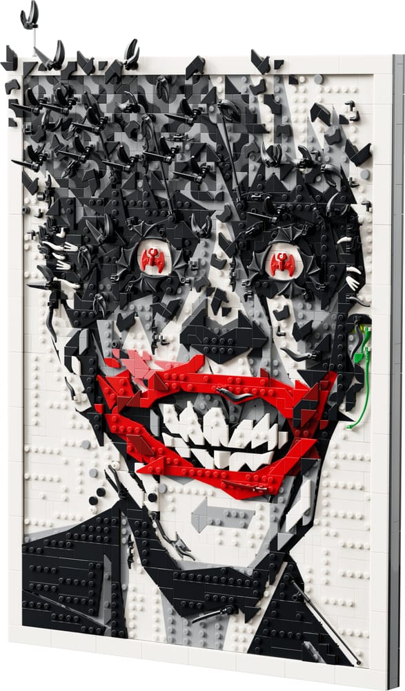 LEGO DC set 67012 The Joker™ Wall Art Comic Cover, 1,849 pieces, LEGO product photograph