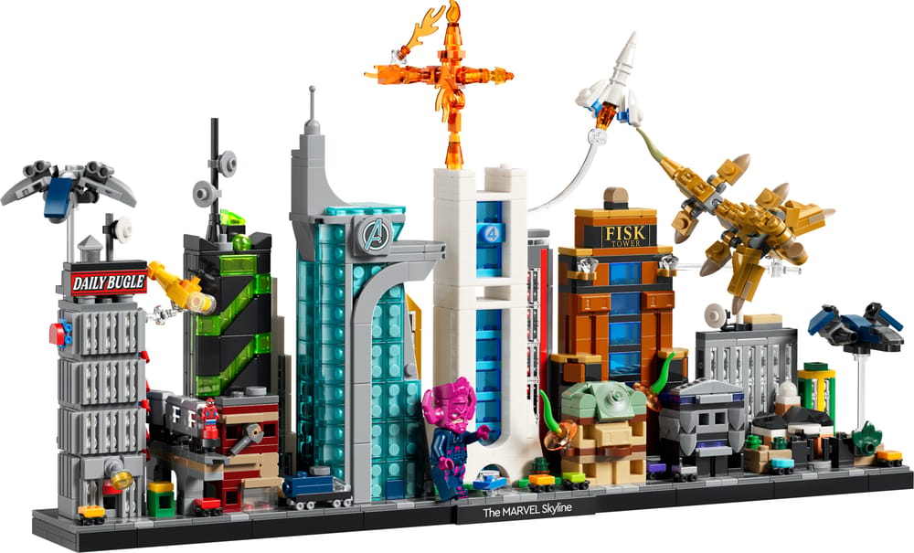LEGO Marvel set 67006 The Marvel Skyline, 1,261 pieces, LEGO product photograph