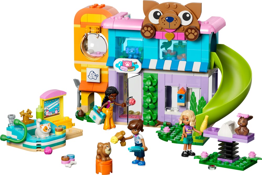 LEGO Friends set 42709 Pet Care & Play Center, 366 pieces, LEGO product photograph