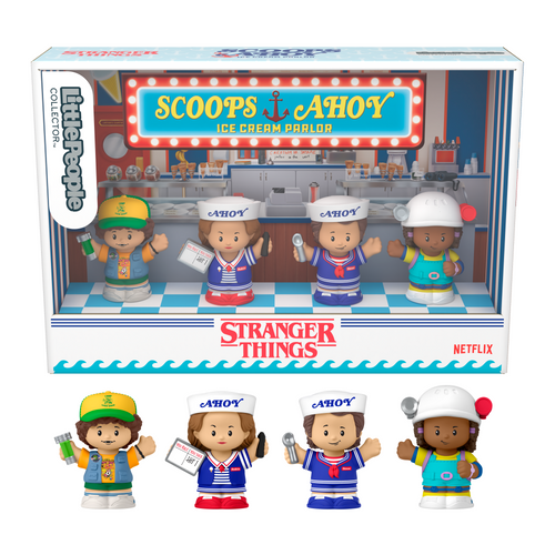 Little People Collector Stranger Things: Scoops Troop Special Edition Set, Mattel Creations product photograph