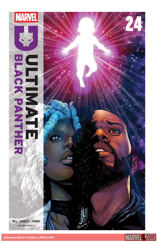Cover of Ultimate Black Panther #24, published by Marvel