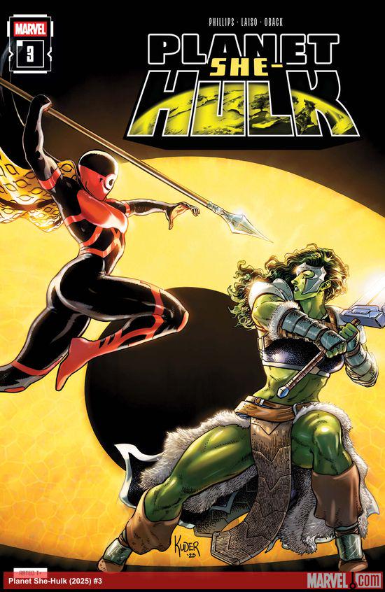 Cover of Planet She-Hulk #3, published by Marvel