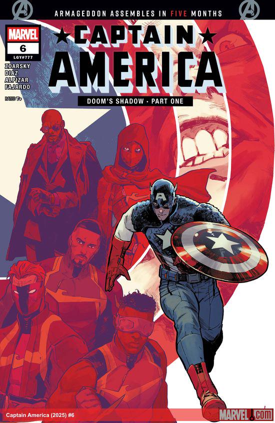 Cover of Captain America #6, published by Marvel
