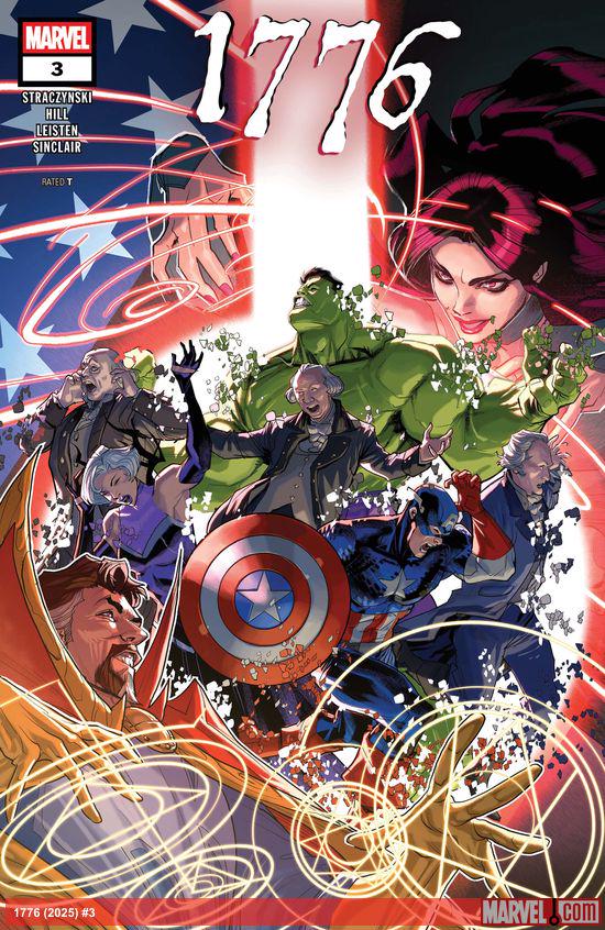 Cover of 1776 #3, published by Marvel