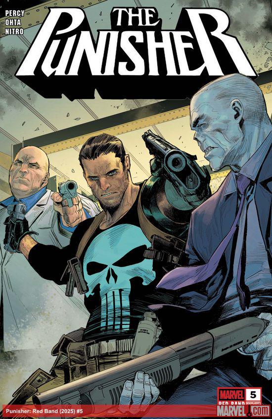 Cover of Punisher: Red Band #5, published by Marvel