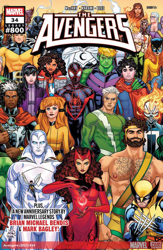 Cover of Avengers #34, published by Marvel