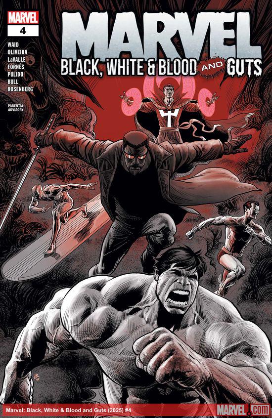 Cover of Marvel: Black, White & Blood And Guts #4, published by Marvel
