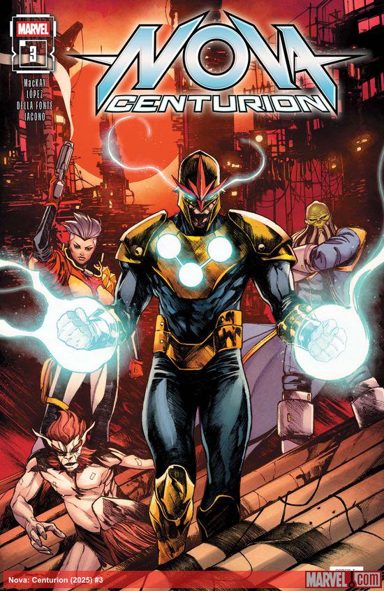 Cover of Nova: Centurion #3, published by Marvel