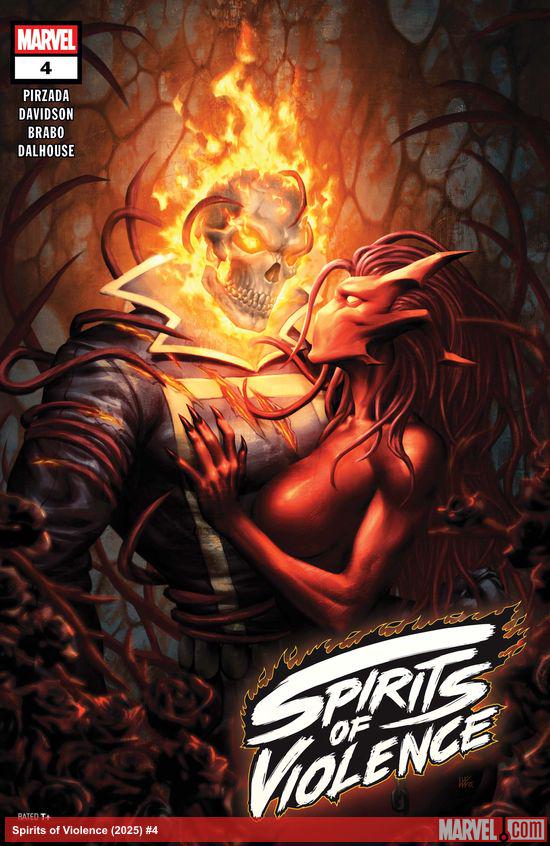 Cover of Spirits Of Violence #4, published by Marvel