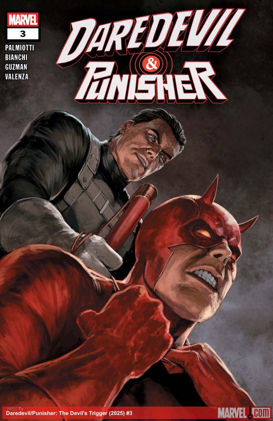 Cover of Daredevil/Punisher: The Devil's Trigger #3, published by Marvel
