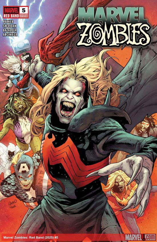 Cover of Marvel Zombies: Red Band #5, published by Marvel