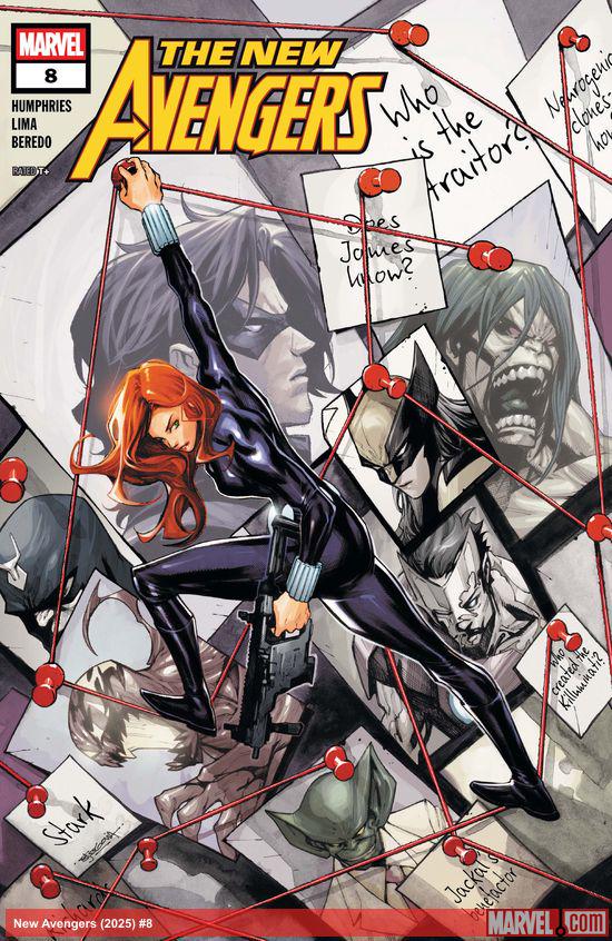 Cover of New Avengers #8, published by Marvel