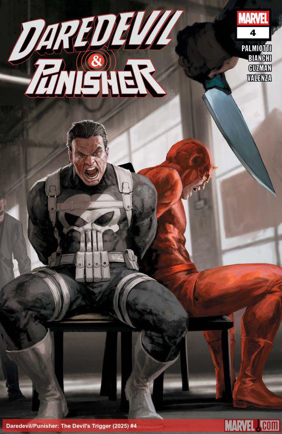 Cover of Daredevil/Punisher: The Devil's Trigger #4, published by Marvel
