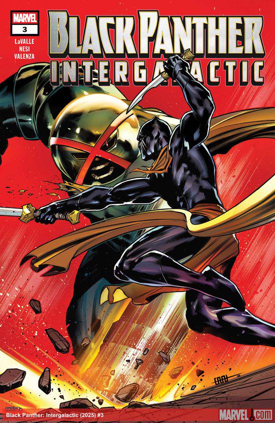 Cover of Black Panther: Intergalactic #3, published by Marvel