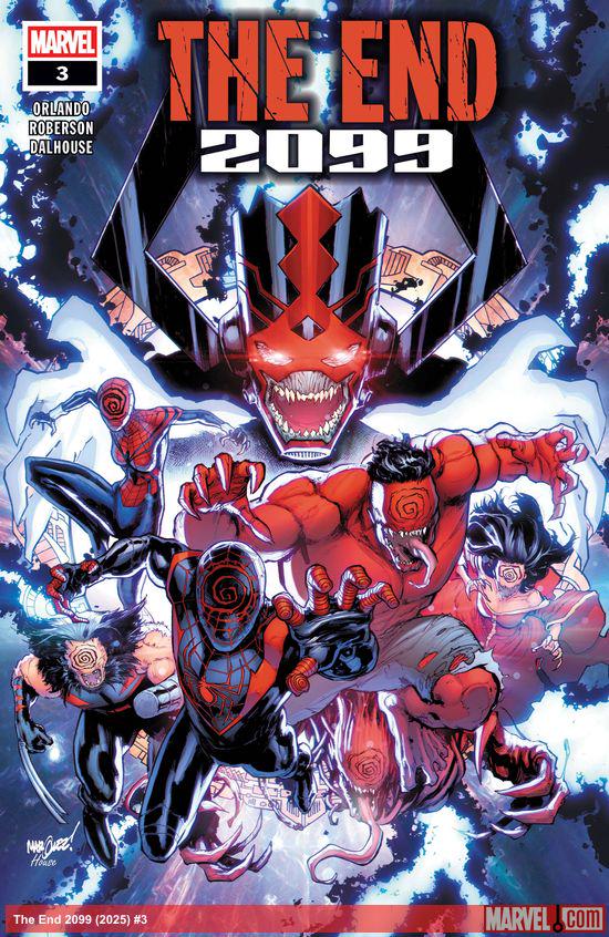 Cover of The End 2099 #3, published by Marvel