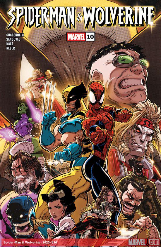 Cover of Spider-Man & Wolverine #10, published by Marvel