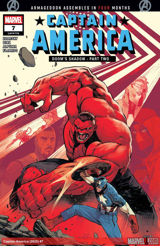 Cover of Captain America #7, published by Marvel