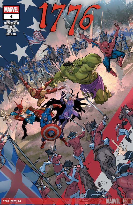 Cover of 1776 #4, published by Marvel