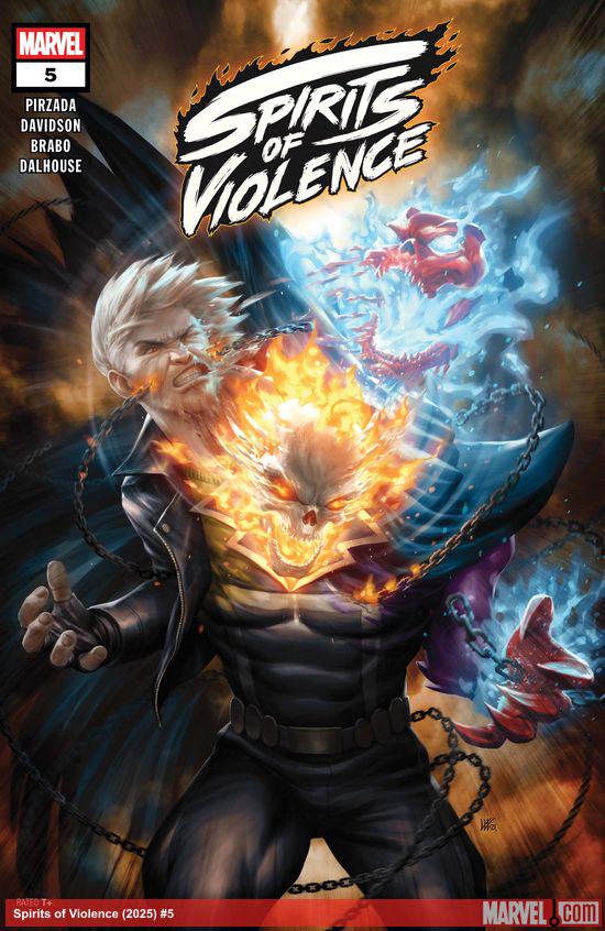 Cover of Spirits Of Violence #5, published by Marvel