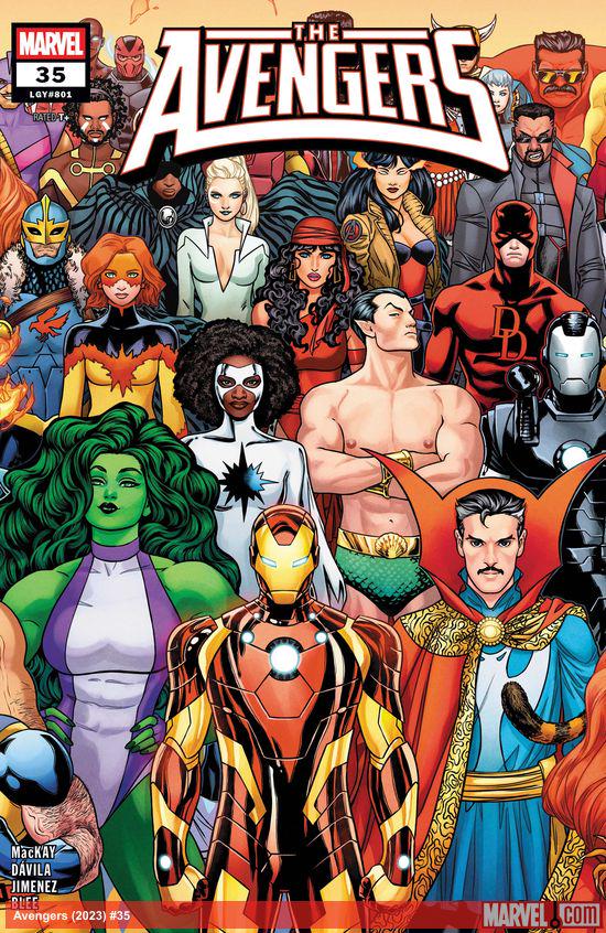 Cover of Avengers #35, published by Marvel