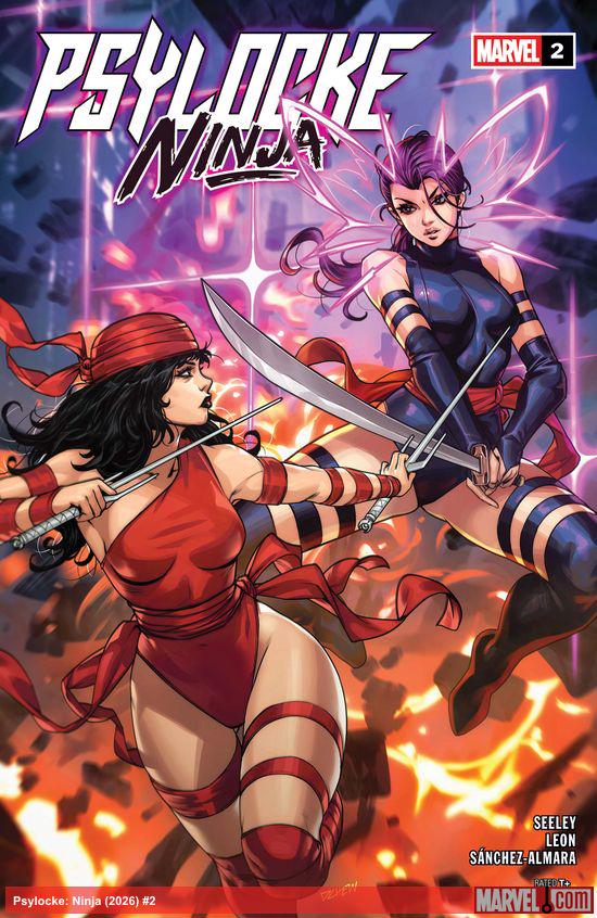 Cover of Psylocke: Ninja #2, published by Marvel
