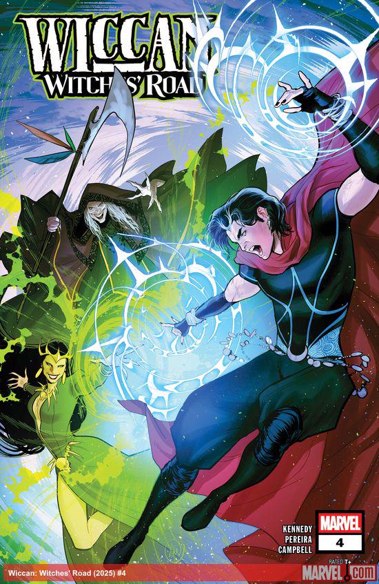 Cover of Wiccan: Witches' Road #4, published by Marvel