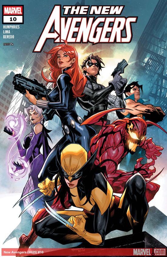 Cover of New Avengers #10, published by Marvel