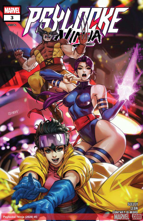 Cover of Psylocke: Ninja #3, published by Marvel