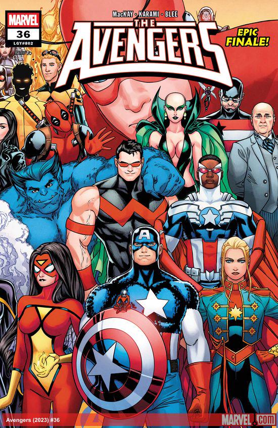 Cover of Avengers #36, published by Marvel