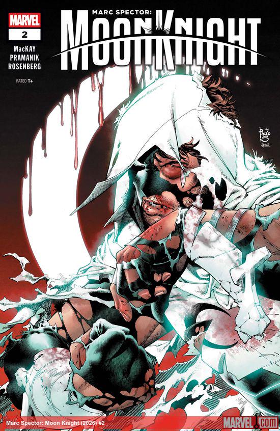 Cover of Marc Spector: Moon Knight #2, published by Marvel