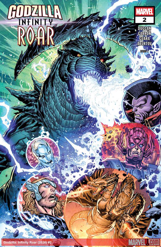 Cover of Godzilla: Infinity Roar #2, published by Marvel