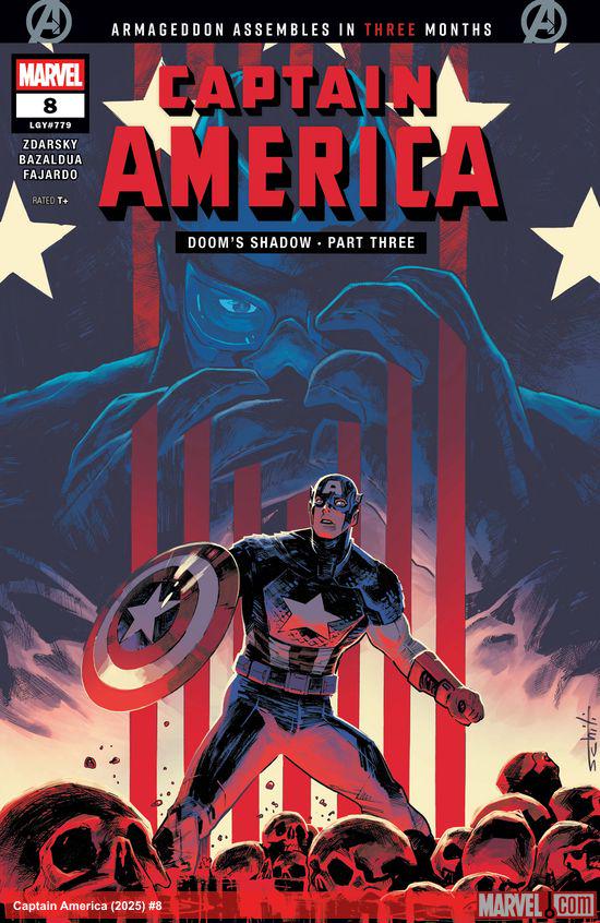 Cover of Captain America #8, published by Marvel