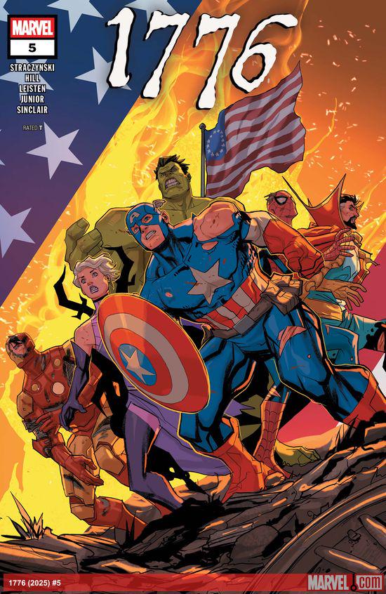 Cover of 1776 #5, published by Marvel