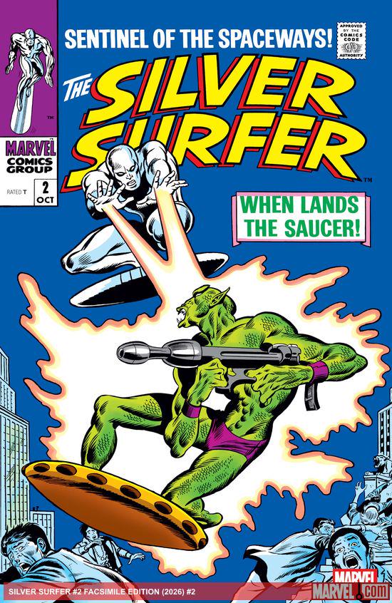 Cover of Silver Surfer #2 Facsimile Edition #2, published by Marvel