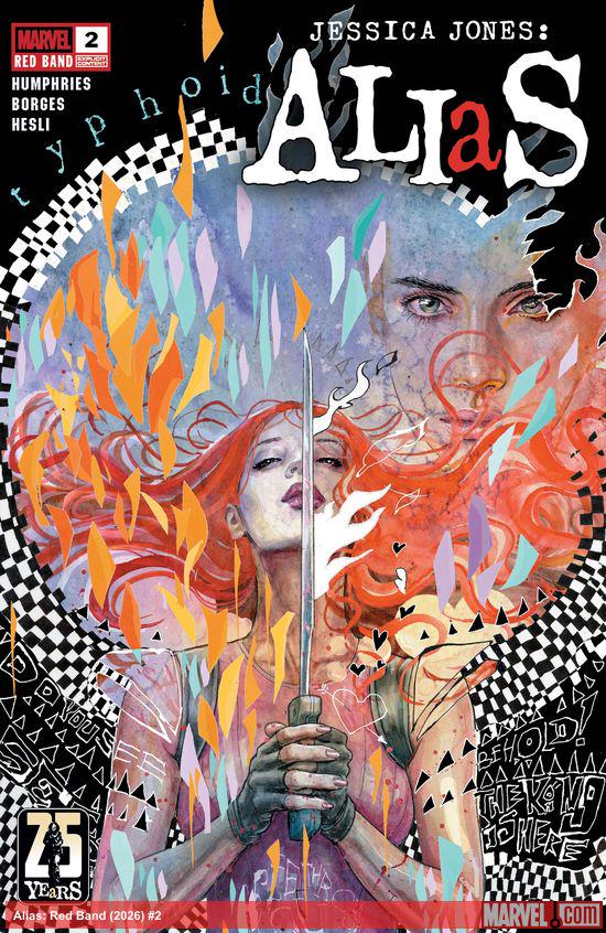 Cover of Alias: Red Band #2, published by Marvel