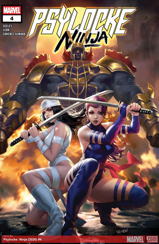 Cover of Psylocke: Ninja #4, published by Marvel