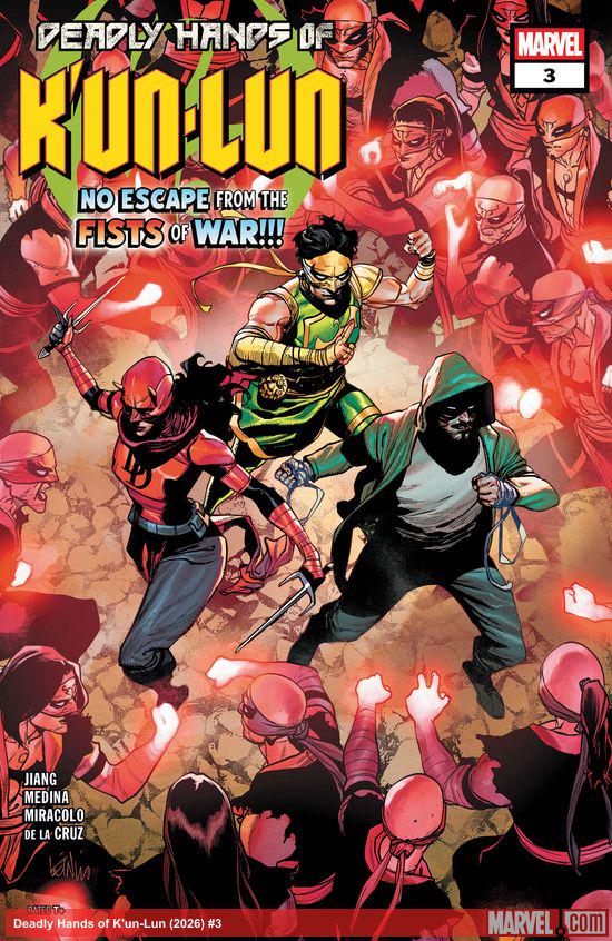 Cover of Deadly Hands Of K'un-Lun #3, published by Marvel
