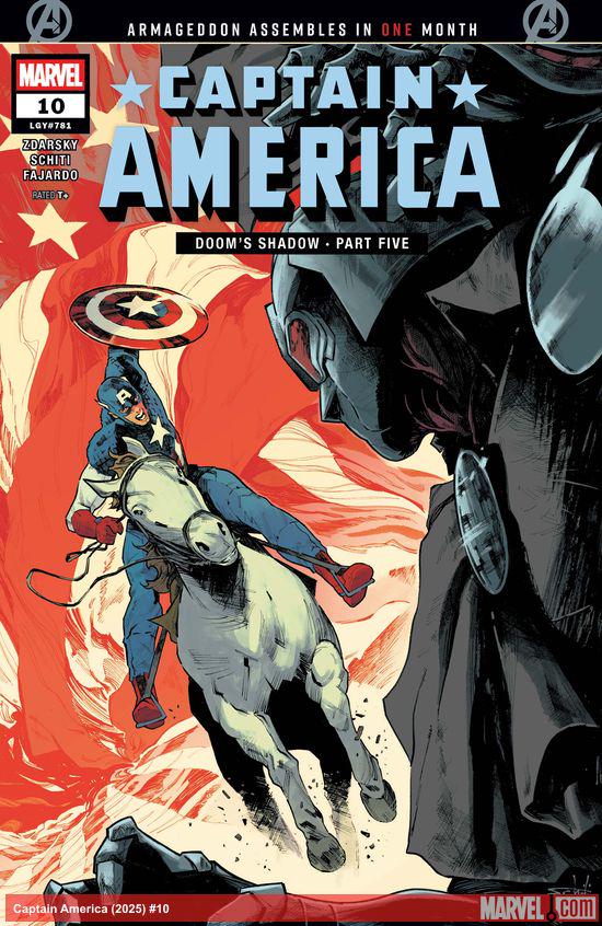 Cover of Captain America #10, published by Marvel