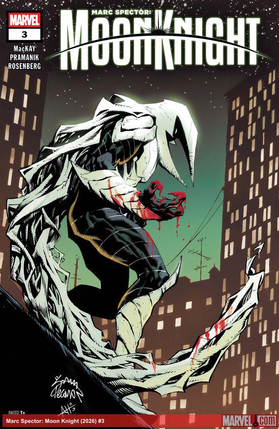 Cover of Marc Spector: Moon Knight #3, published by Marvel