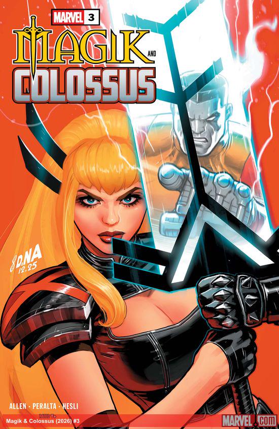 Cover of Magik & Colossus #3, published by Marvel