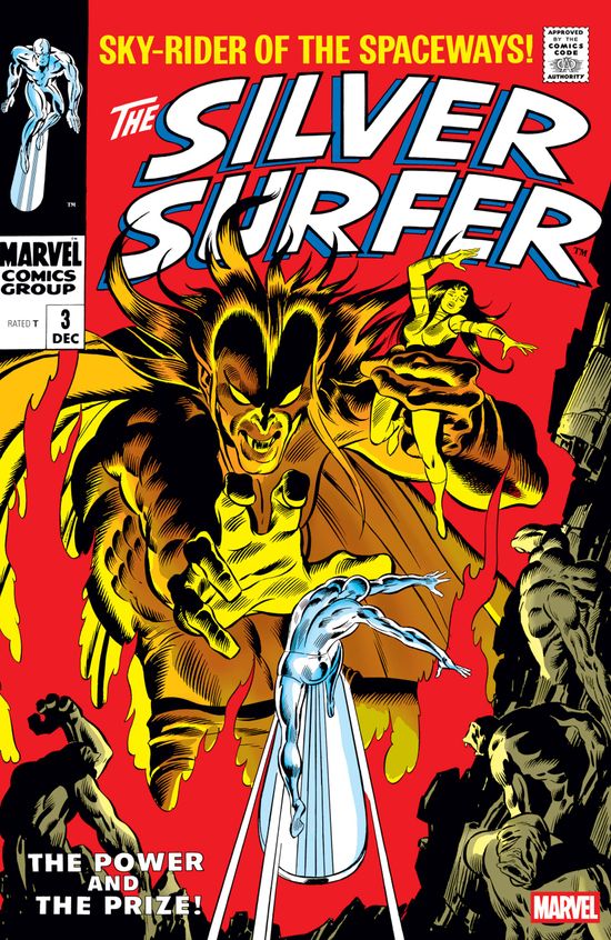 Cover of Silver Surfer #3 Facsimile Edition #3, published by Marvel