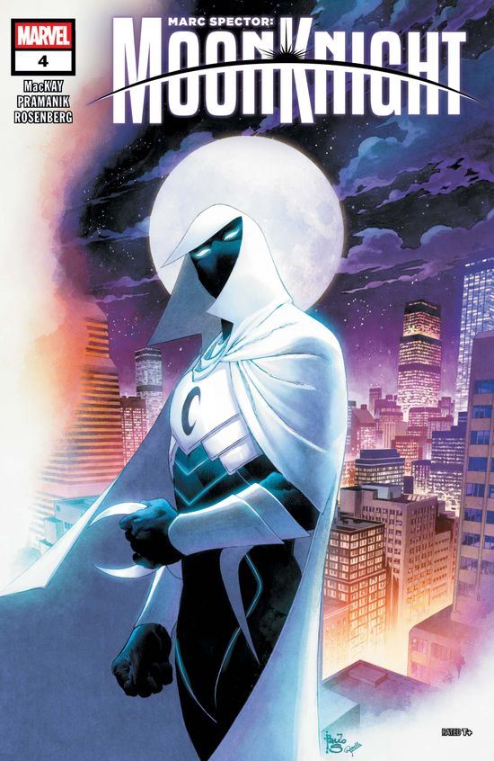 Cover of Marc Spector: Moon Knight #4, published by Marvel
