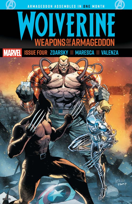 Cover of Wolverine: Weapons Of Armageddon #4, published by Marvel