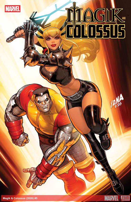Cover of Magik & Colossus #5, published by Marvel
